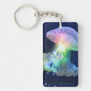 Elektrisk manet Keychain Nyckelring