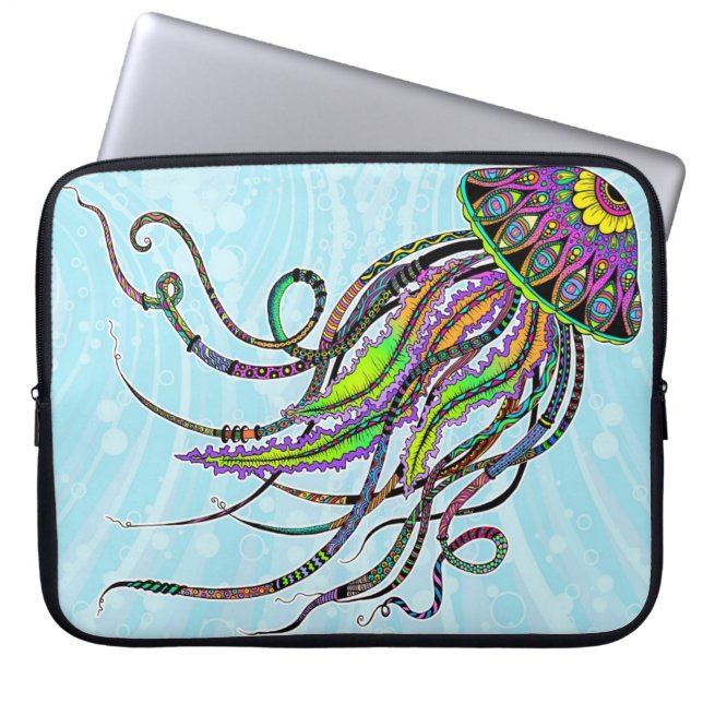 Elektrisk manetNeoprenelaptop sleeve (Framsidan)