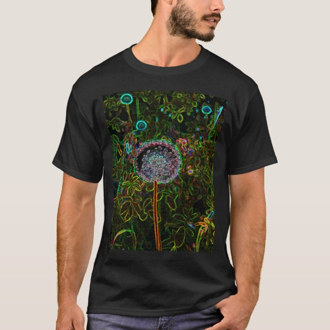 Elektrisk maskros tee shirt (Framsida)