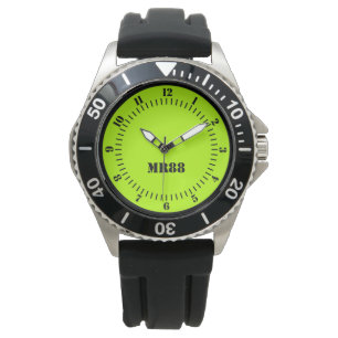 Elektrisk Monogram för dekor för färg för Armbandsur