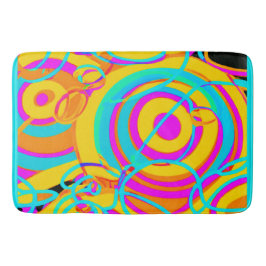 Elektrisk Neon Mönster Art-design Badrumsmatta