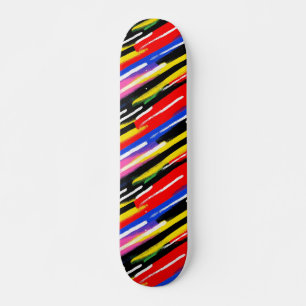 Elektrisk Neon Rand Riot Mini Skateboard Bräda 18,5 Cm