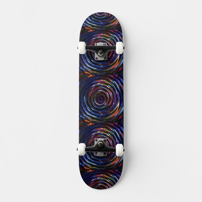 Elektrisk rippel skateboard bräda 19,5 cm (Framsida)