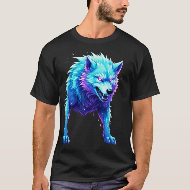 Elektrisk serievarg T-shirt (Framsida)