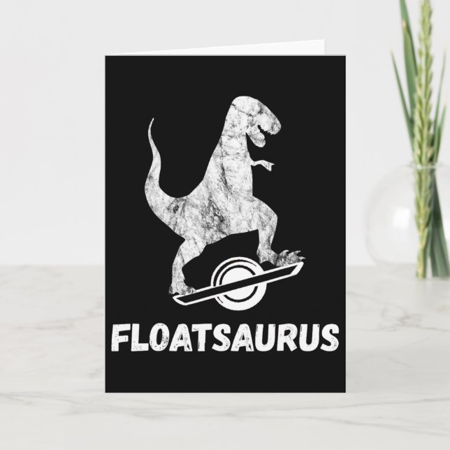 Elektrisk Skateboard Float T-rex Saurus En Hjul V Kort (Framsida)