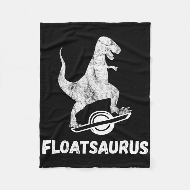 Elektrisk Skateboard Float T-rex Saurus Ett Hjul V Fleecefilt (Framsidan)