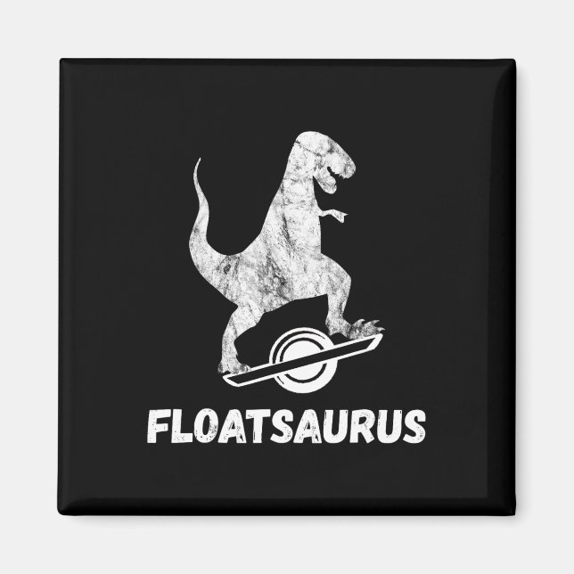 Elektrisk Skateboard Float T-rex Saurus Ett Hjul V Magnet (Framsidan)