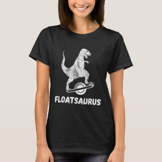 Elektrisk Skateboard Float T-rex Saurus Ett Hjul V T Shirt