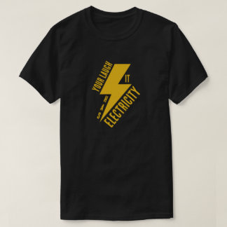 Elektrisk Skratt Blixt Konstkonstruktion T Shirt