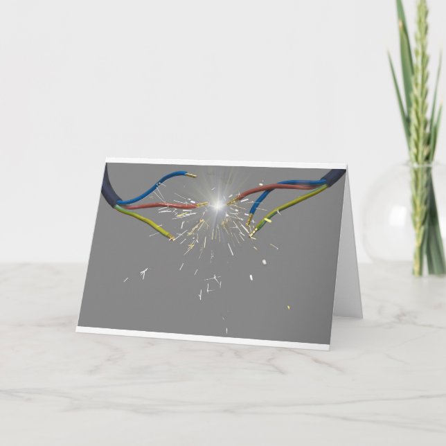 elektrisk spark kort (Framsida)