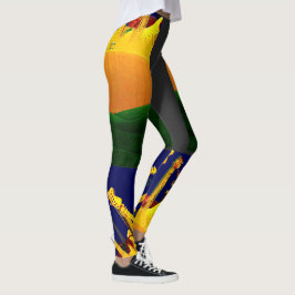 ELEKTRISK SUNSET! LEGGINGS