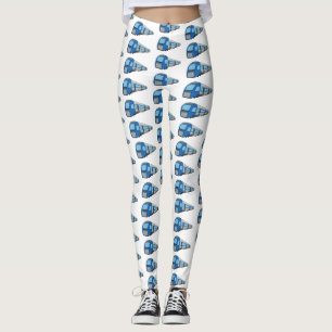 Elektrisk tågserieillustration leggings