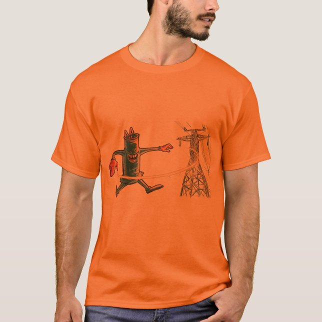 Elektrisk teknik t shirt (Framsida)