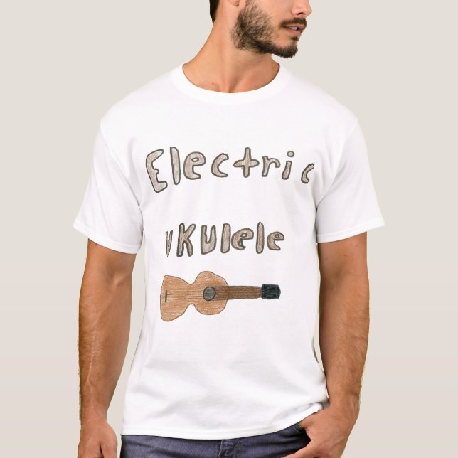 elektrisk ukulele tröja (Framsida)