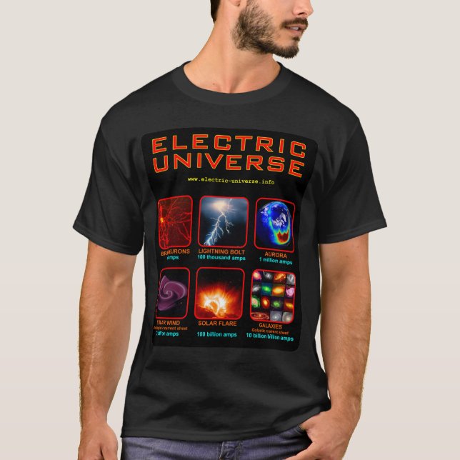 Elektrisk universumT-tröja Tee Shirt (Framsida)