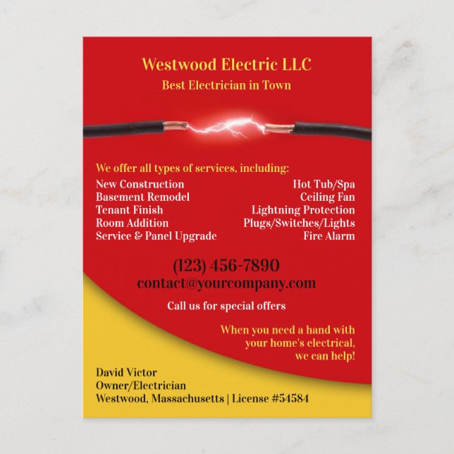 Elektrisk vykort (Framsida)