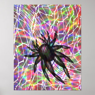 Elektrisk webblandscape poster