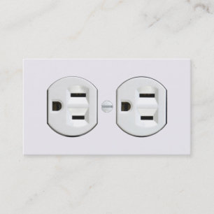 Elektriska Affärskort (eluttag) Visitkort