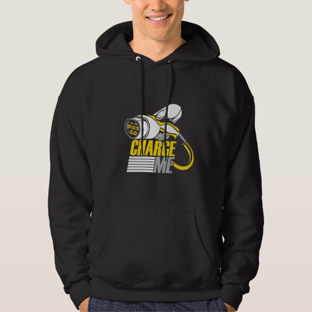 Elektriska bilar hoodie (Framsida)