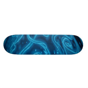 Elektriska blått mini skateboard bräda 18,7 cm