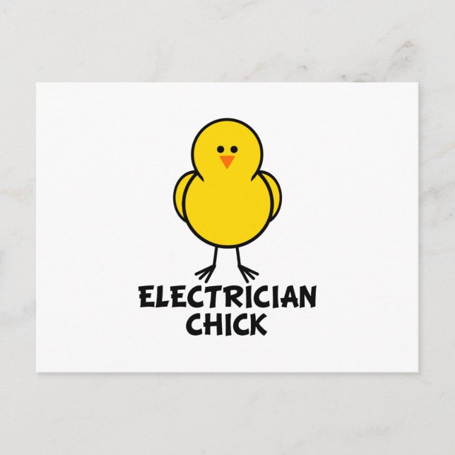 Elektriska Chickar Vykort (Framsida)
