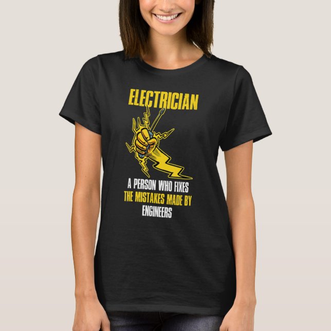 Elektriska definition t shirt (Framsida)