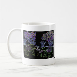 Elektriska elefanter kaffemugg