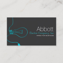 Elektriska, elektriska, byggnadstekniska Affärskor Visitkort