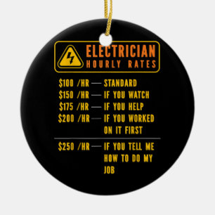 Elektriska elektriska timtaxor julgransprydnad keramik