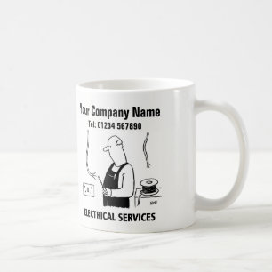 Elektriska eller elektriska tjänster kaffemugg