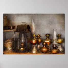 Elektriska - en samling oljelanternor poster