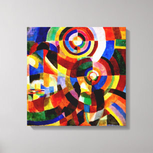 Elektriska fängelser av Sonia Delaunay Abstrakt Ar Canvastryck