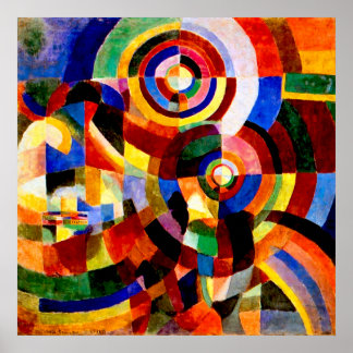 Elektriska fängelser av Sonia Delaunay Poster