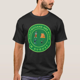 Elektriska föds i alternativ design i augusti t shirt