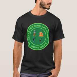 Elektriska föds i november som alternativ konstruk t shirt