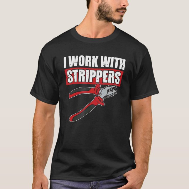 Elektriska För manar Pappa Electronics Ingenjör Hu T Shirt (Framsida)