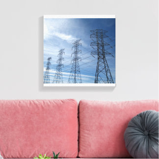 Elektriska giganter canvastryck