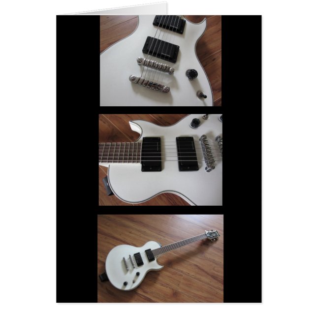 Elektriska gitarrer - du Sten Hälsningskort (Framsidan)