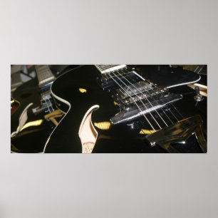 Elektriska gitarrer poster