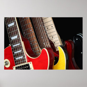 Elektriska gitarrer Poster