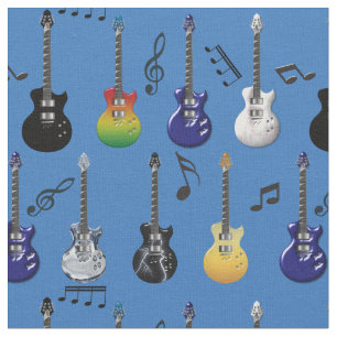 Elektriska gitarrer tyg
