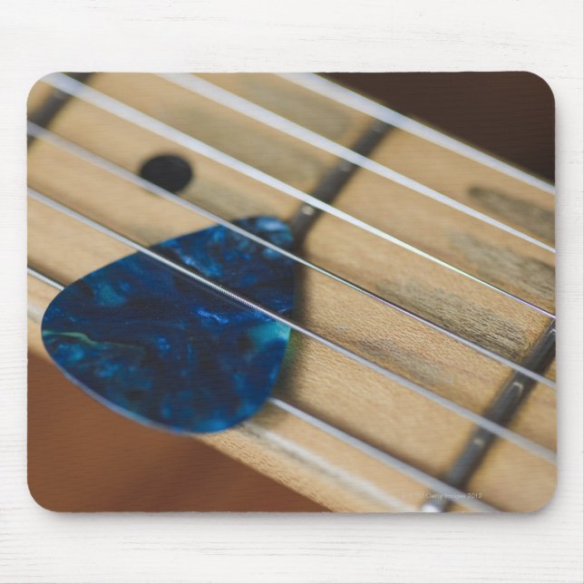 Elektriska gitarsträngar musmatta (Framsidan)