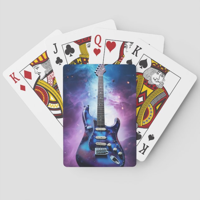 ELEKTRISKA GUITAR-SPELKORT CASINOKORT (Baksidan)