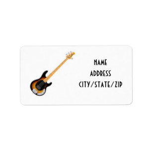 ***ELEKTRISKA GUITARPLAYERS*** ADRESSETIKETTER