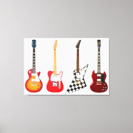 ELEKTRISKA GUITARS 32 x 48 Canvastryck