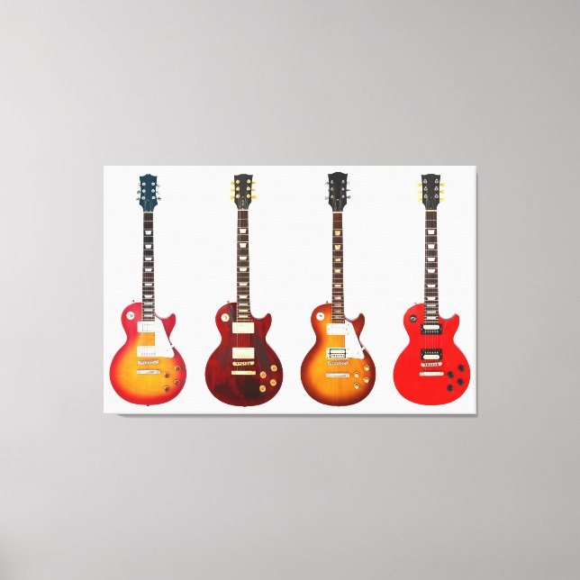 ELEKTRISKA GUITARS 32 x 48 Canvastryck (Framsida)