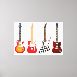 ELEKTRISKA GUITARS 40 x 60 Canvastryck