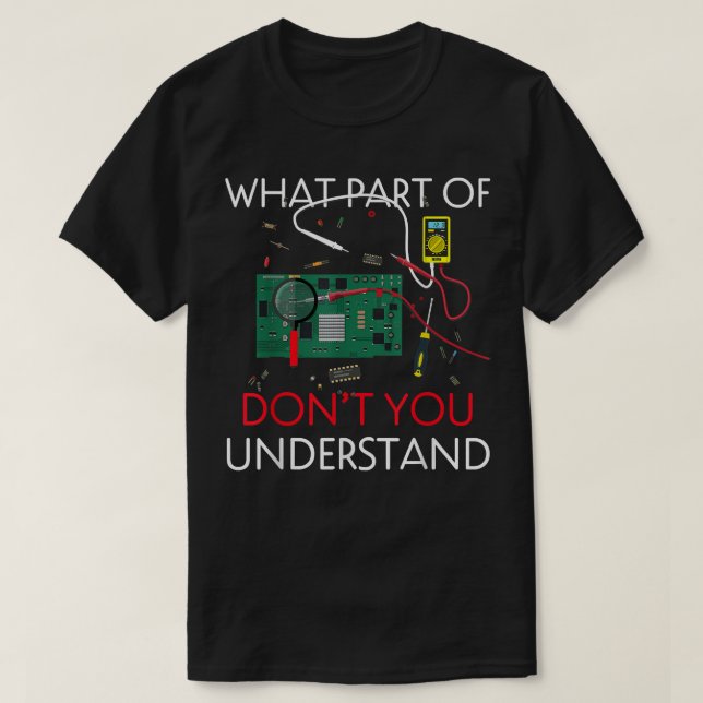 Elektriska Ingenjör-stift för elmotorer T Shirt (Design framsida)
