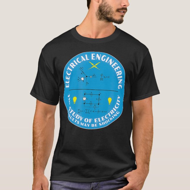 Elektriska ingenjörer för Nerds Geeks Science T Shirt (Framsida)