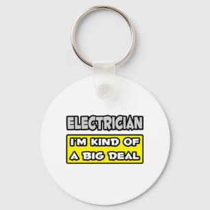 Elektriska... Jag är en stor affär Nyckelring